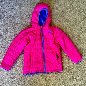 Northface Mossbud reversible jacket size 6 toddler girl